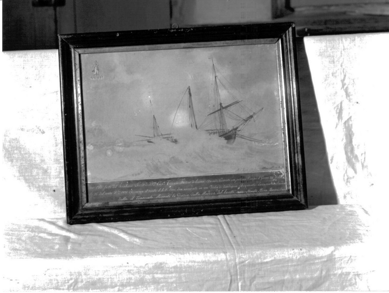 ex voto, opera isolata - ambito marsigliese (sec. XIX)