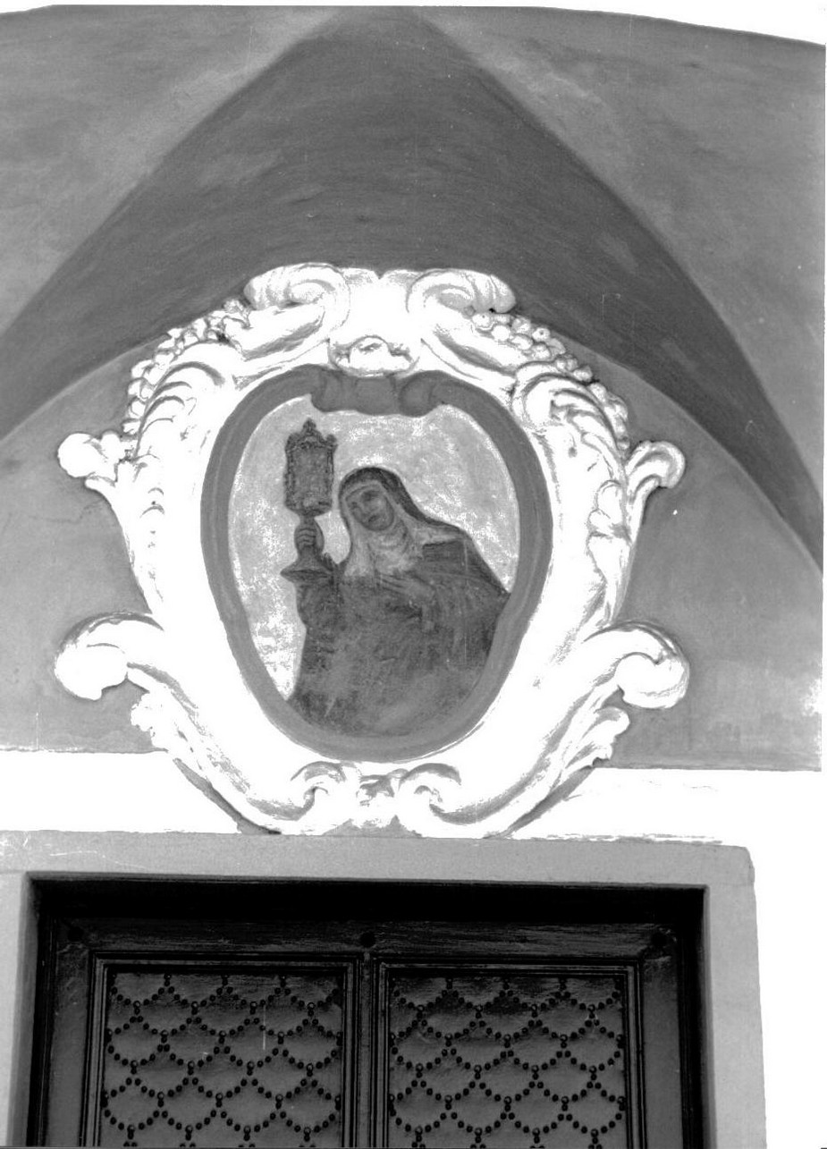 Santa Chiara (dipinto, opera isolata) - ambito ligure (prima metà sec. XVIII)