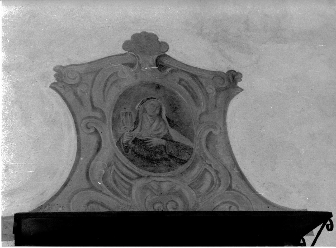 Santa Chiara (dipinto, opera isolata) - ambito italiano (prima metà sec. XVIII)