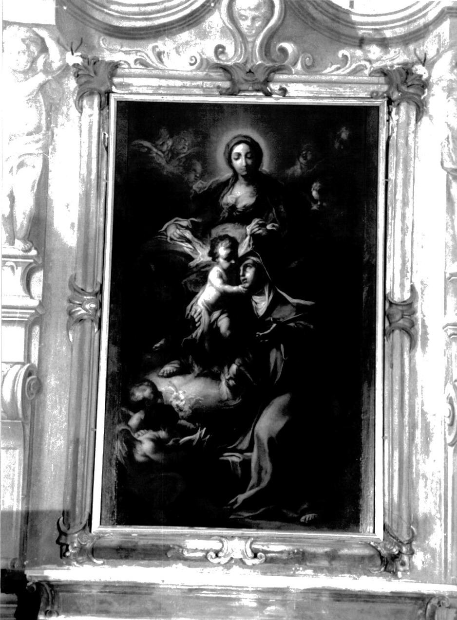 Santa Caterina da Bologna (dipinto, opera isolata) di Conca Sebastiano (sec. XVIII)