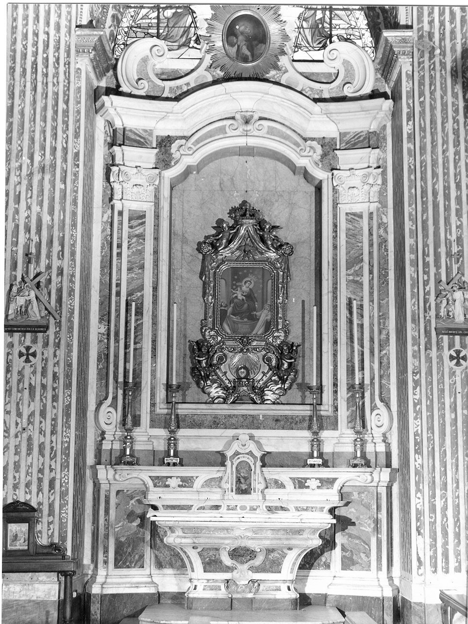 altare, opera isolata di Aprile Giovanni Battista (fine sec. XVIII)