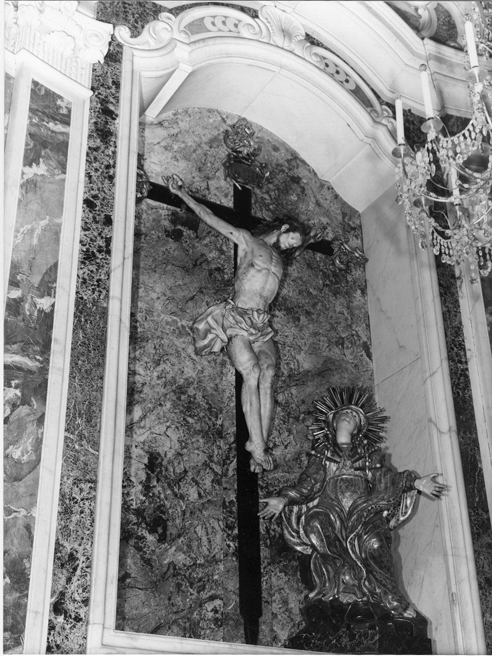 Cristo crocifisso (crocifisso, opera isolata) - bottega ligure (fine sec. XVIII)