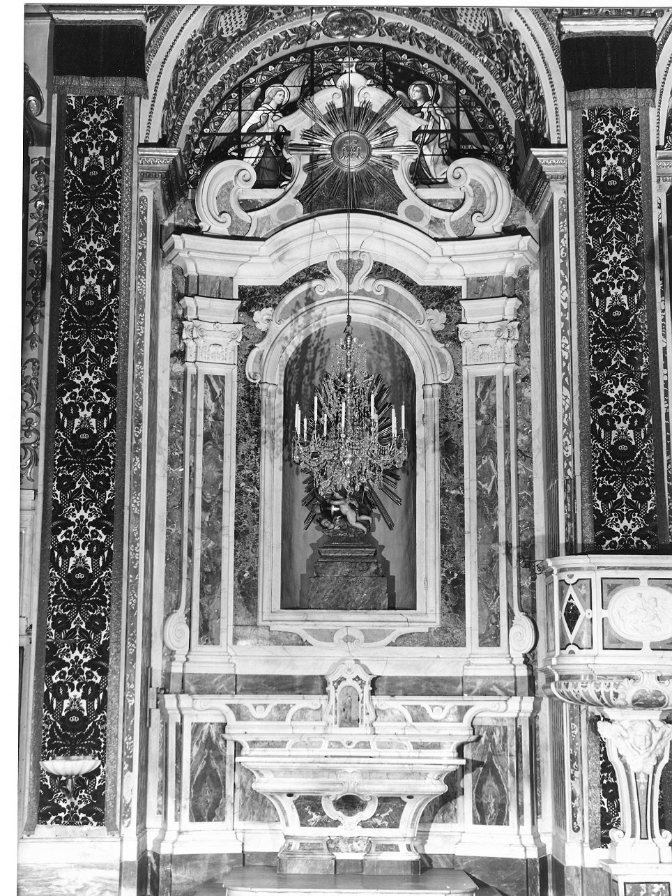 altare, opera isolata di Aprile Giovanni Battista (fine sec. XVIII)