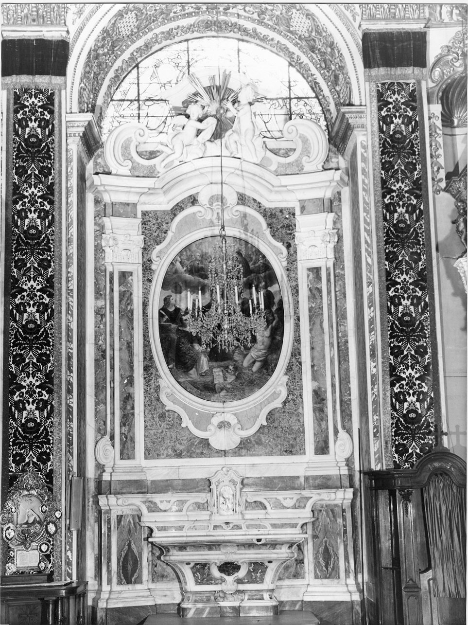 angioletti (altare, opera isolata) di Aprile Giovanni Battista (fine sec. XVIII)