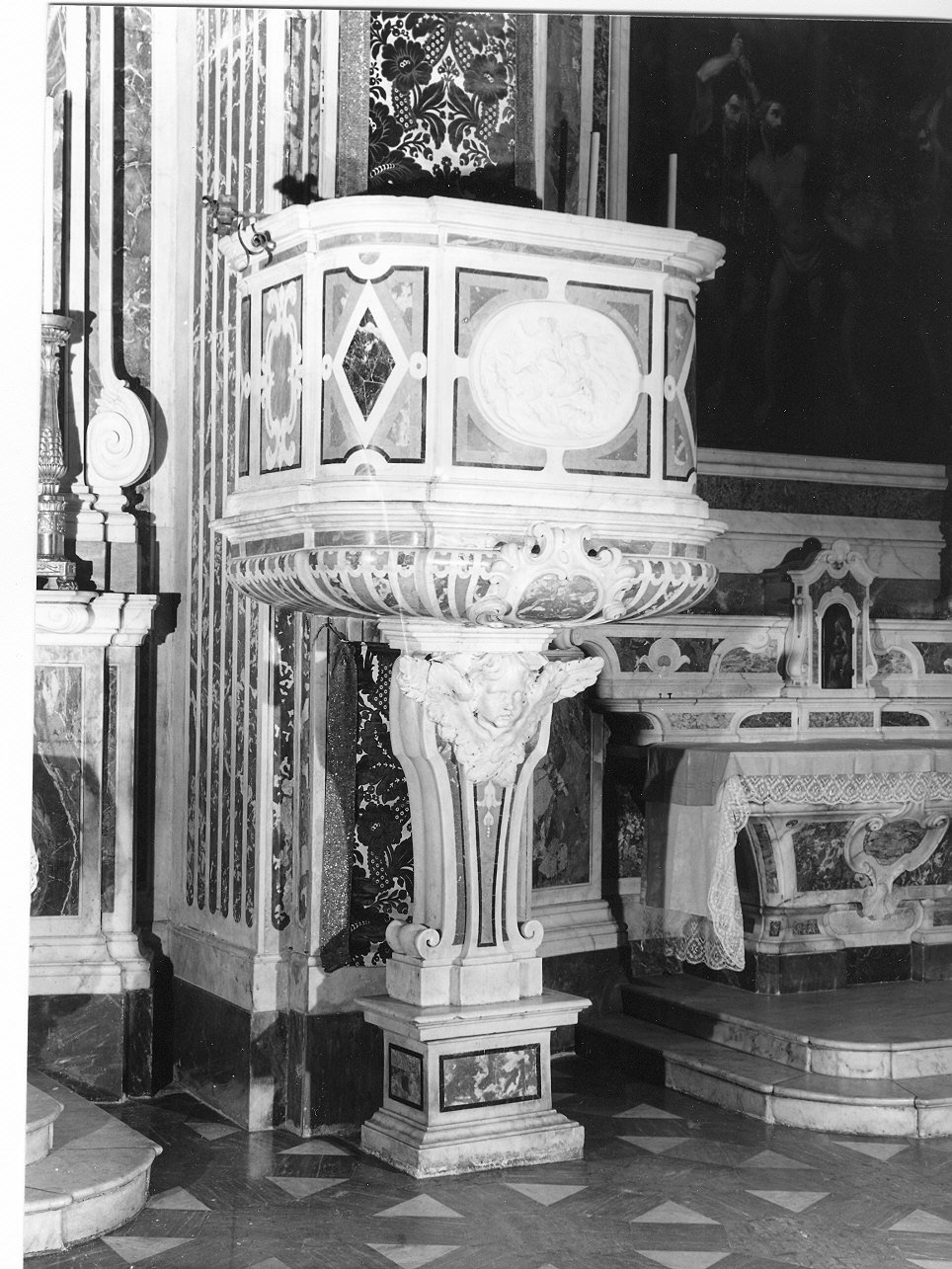 San Giacomo il Maggiore (pulpito, opera isolata) - bottega ligure (seconda metà sec. XVIII)