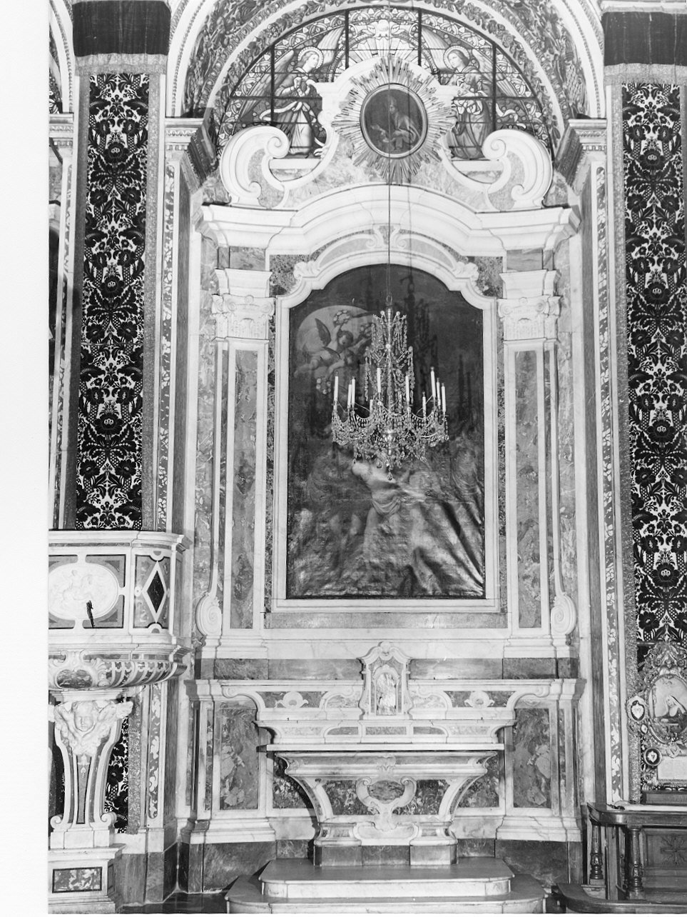 altare, opera isolata di Aprile Giovanni Battista (fine sec. XVIII)