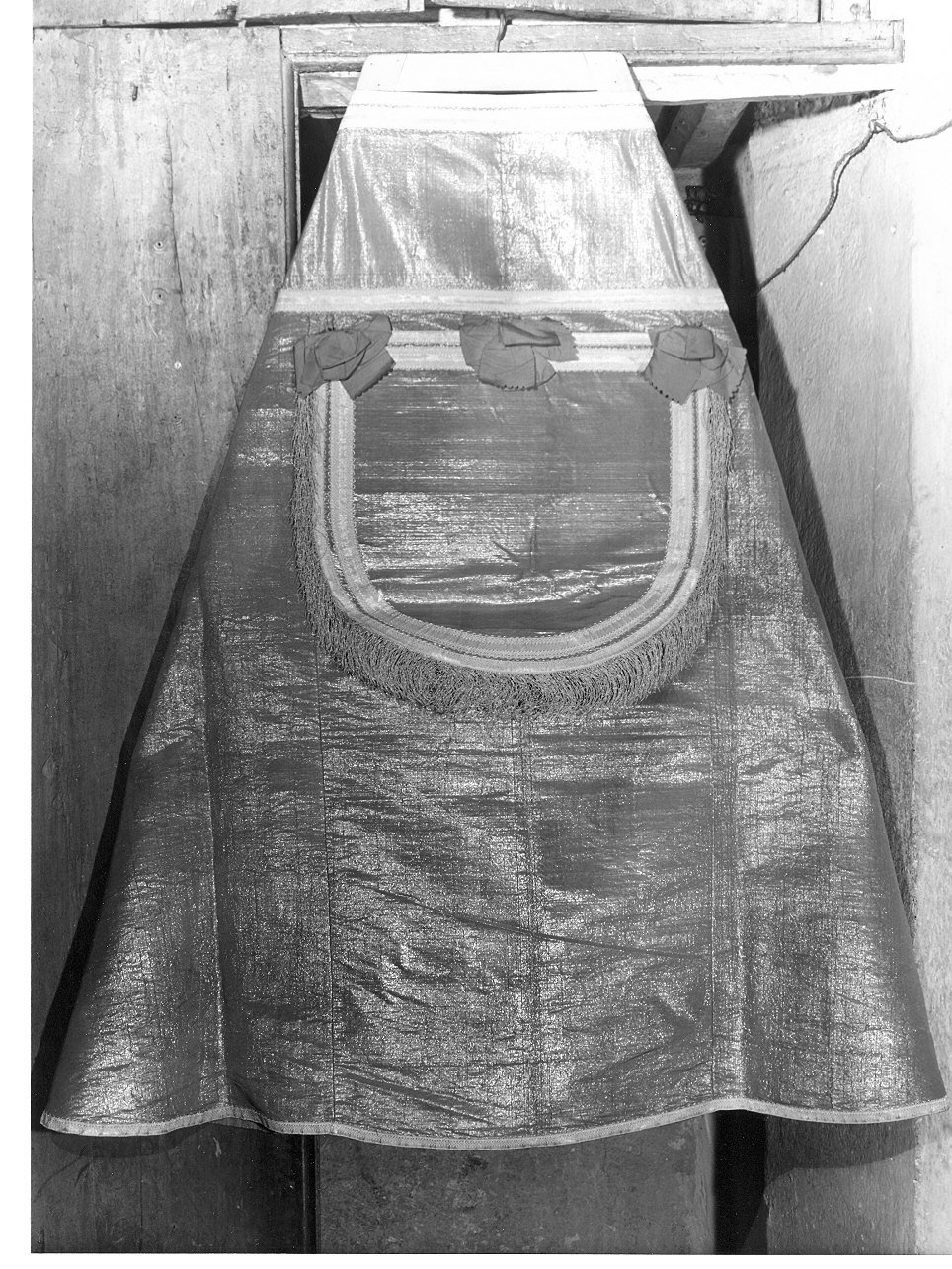 piviale, elemento d'insieme - manifattura ligure (inizio sec. XX)