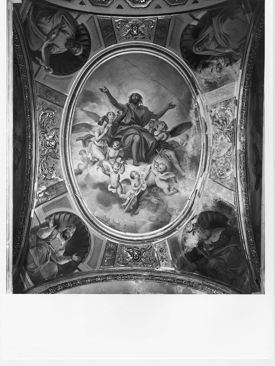 gloria di San Giovanni Battista (dipinto, opera isolata) di Isola Giuseppe (ultimo quarto sec. XIX)