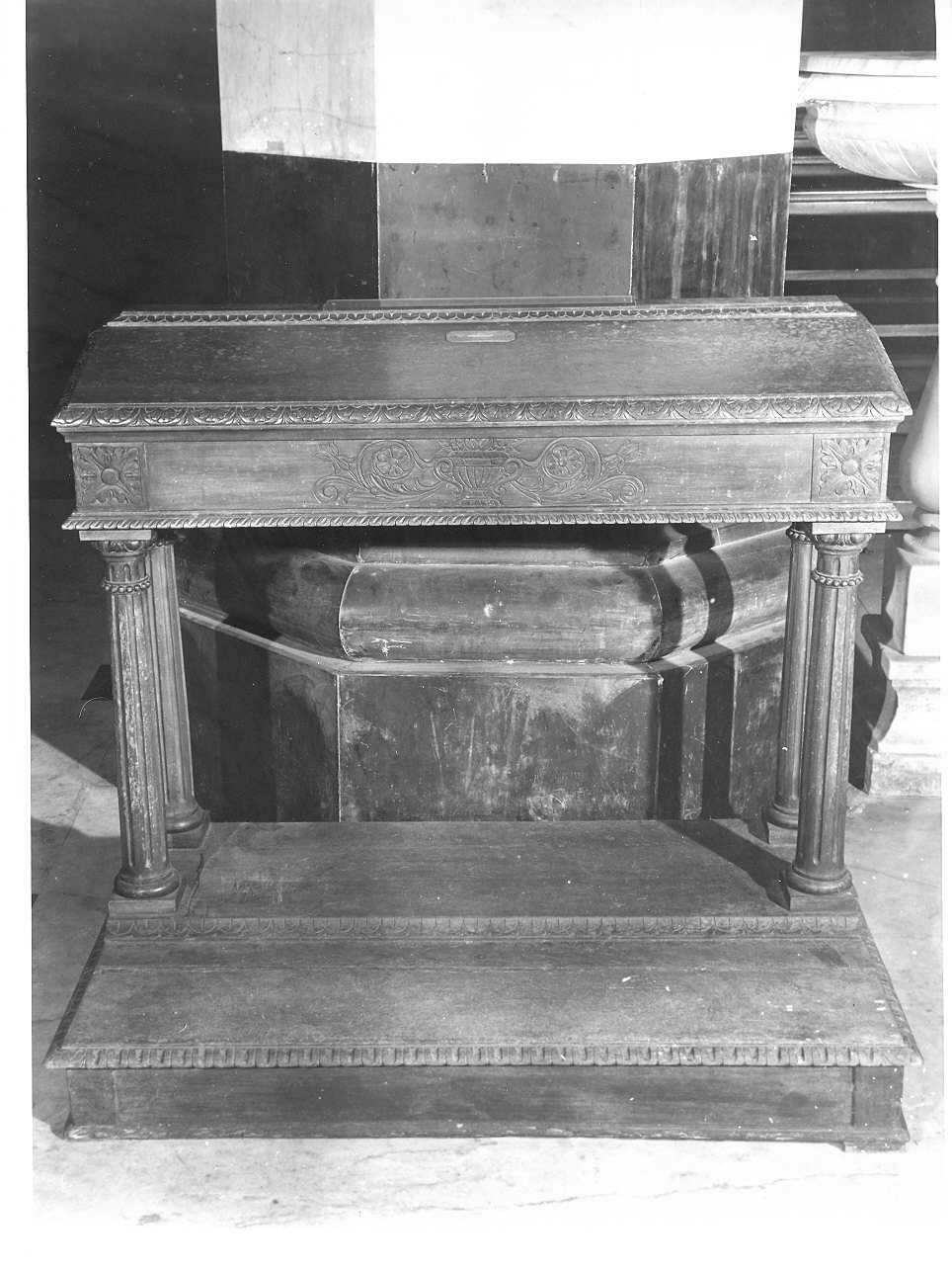 inginocchiatoio, opera isolata - bottega ligure (sec. XIX)