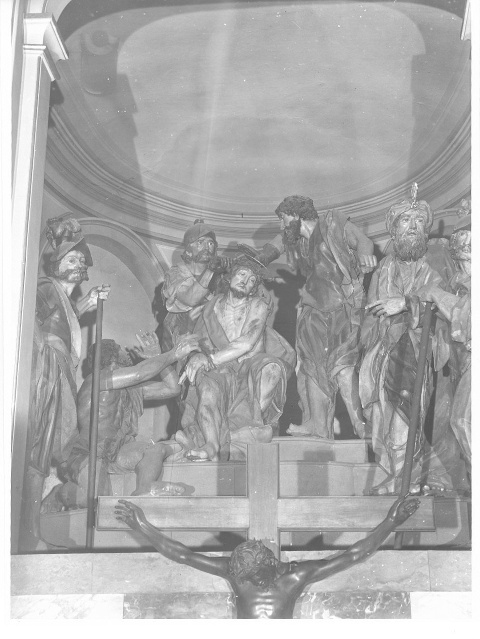 incoronazione di spine (gruppo scultoreo, opera isolata) di Poggio Marcantonio (attribuito) (sec. XVII)