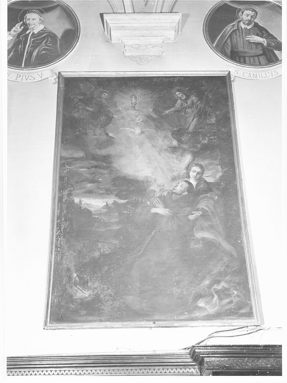 estasi di San Pasquale Baylon (dipinto, opera isolata) - ambito italiano (sec. XVIII)