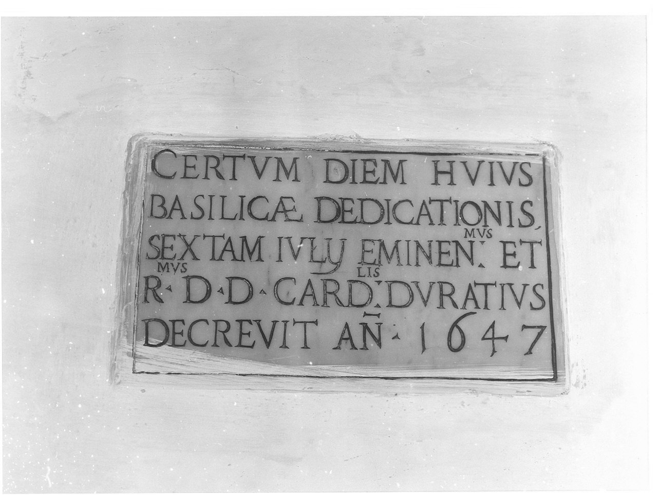 lapide documentaria, opera isolata - bottega ligure (secondo quarto sec. XVII)