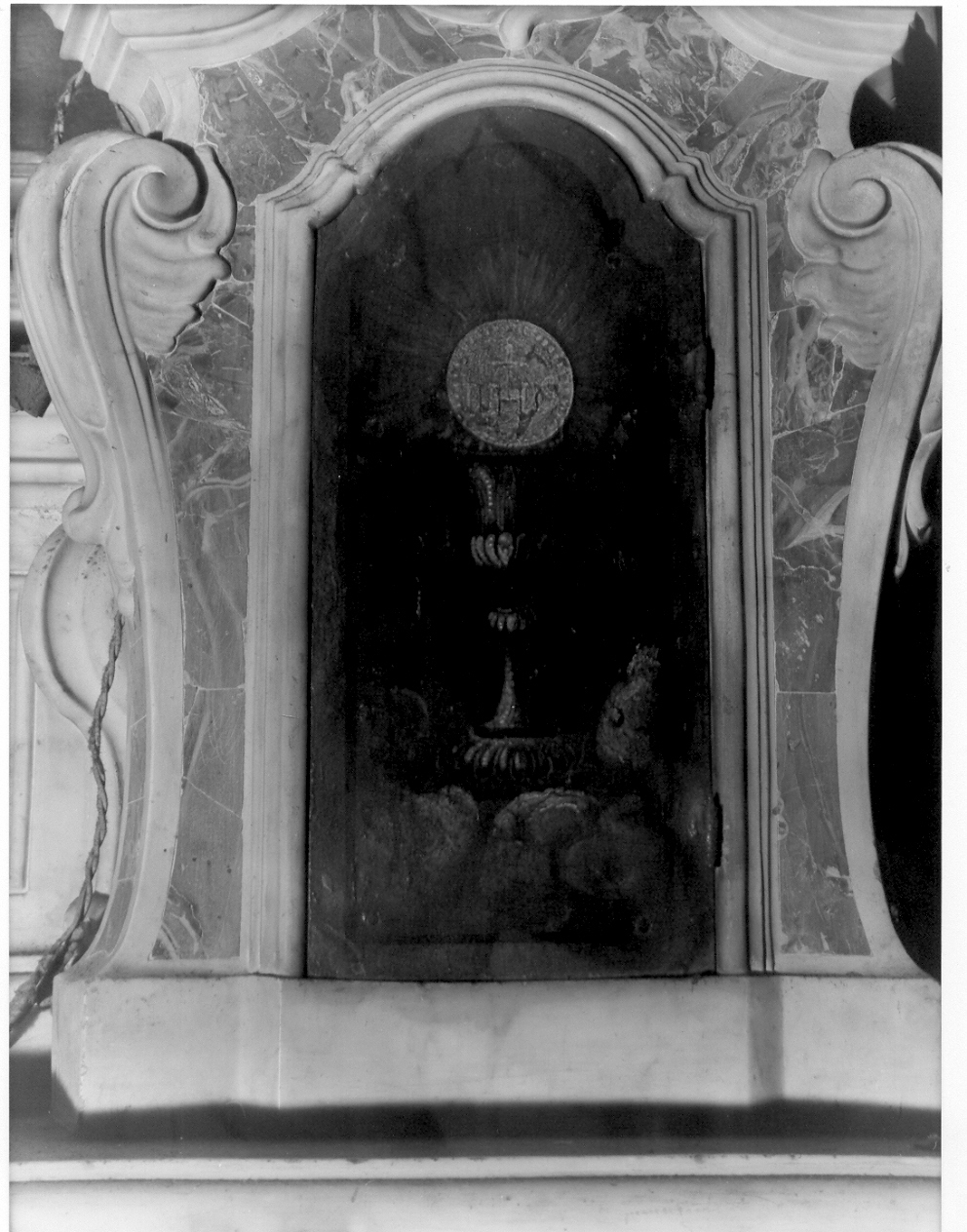 sportello di tabernacolo, elemento d'insieme - bottega ligure (sec. XVII)