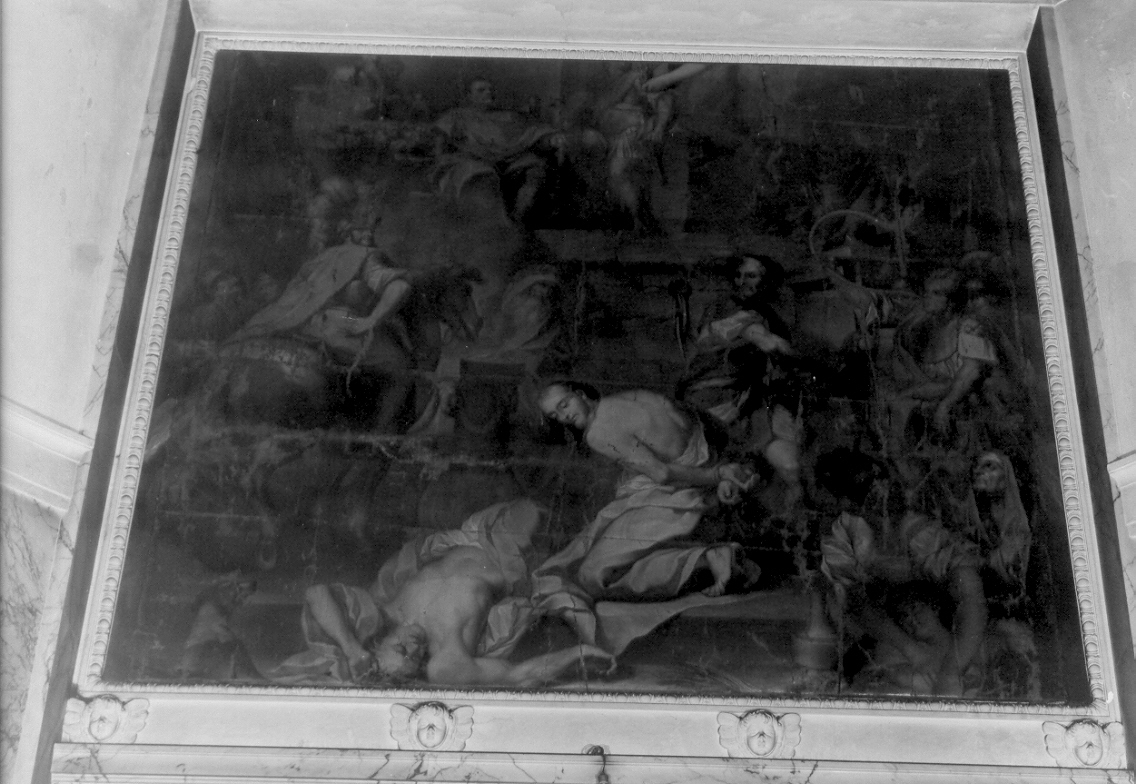 San Protasio e San Gervasio martiri (dipinto, opera isolata) di Tagliafichi Santino Fortunato (attribuito) (secc. XVIII/ XIX)