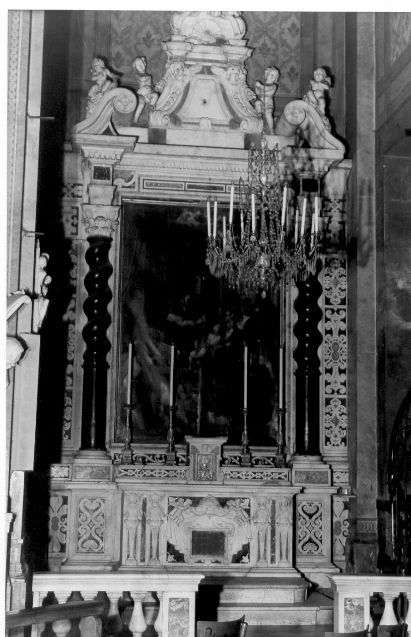 altare, opera isolata - bottega ligure (ultimo quarto sec. XVI)