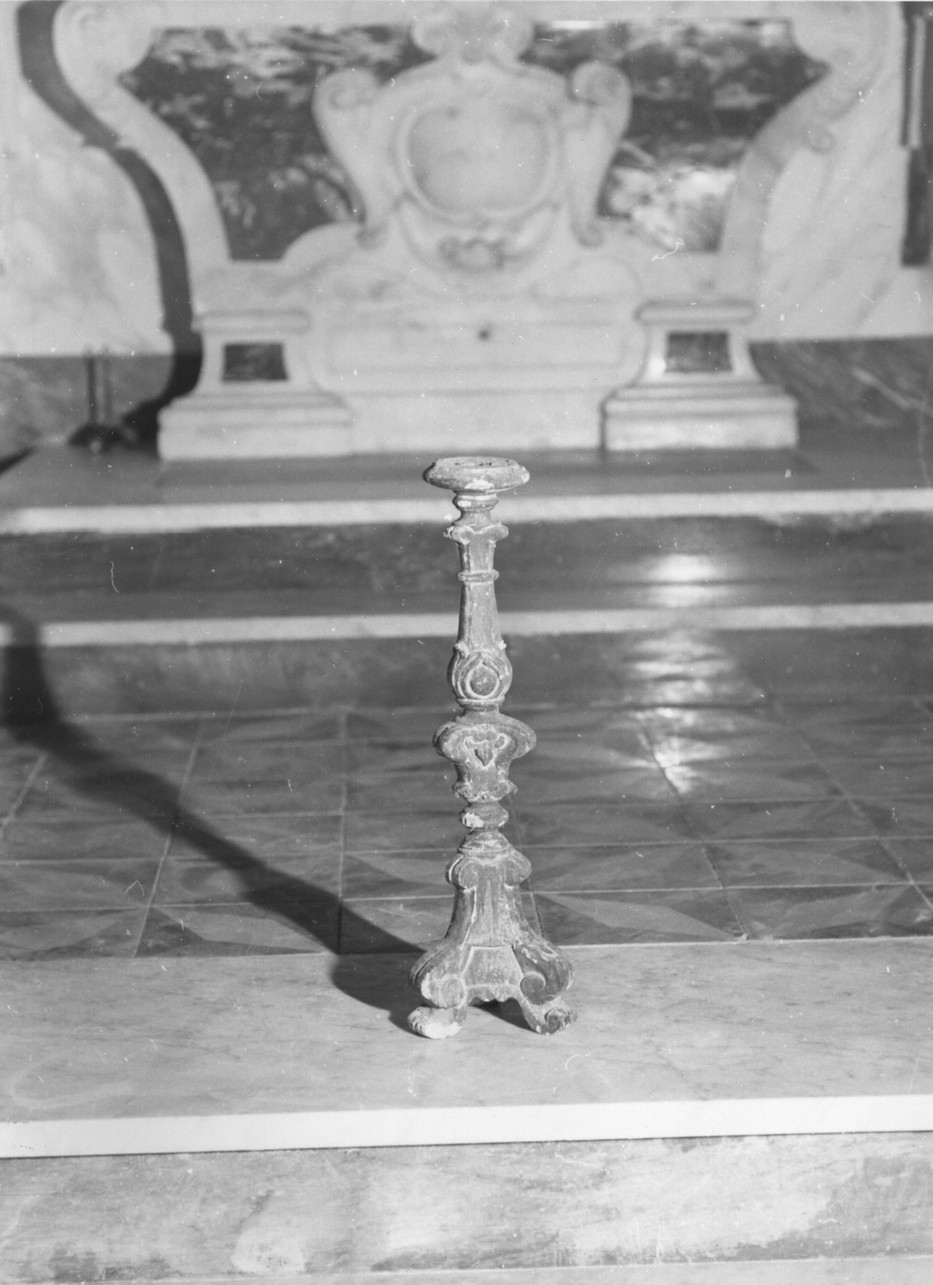 candeliere, coppia - bottega ligure (fine sec. XVIII)