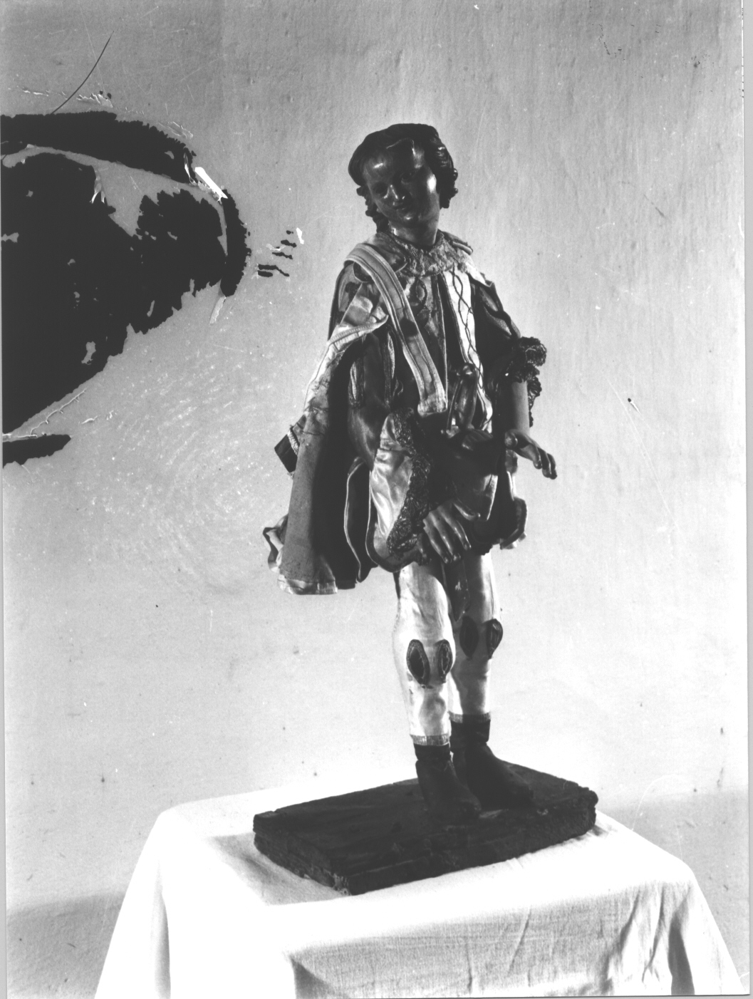 paggio (statuetta di presepio, elemento d'insieme) di Maragliano Anton Maria (bottega) (secc. XVII/ XX)