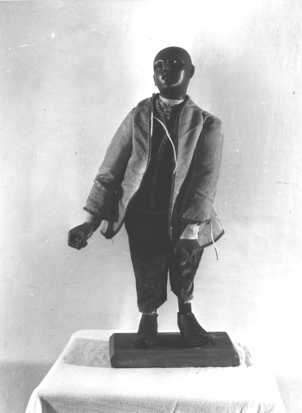 servo mulatto (statuetta di presepio, elemento d'insieme) di Maragliano Anton Maria (maniera) (secc. XVII/ XX)