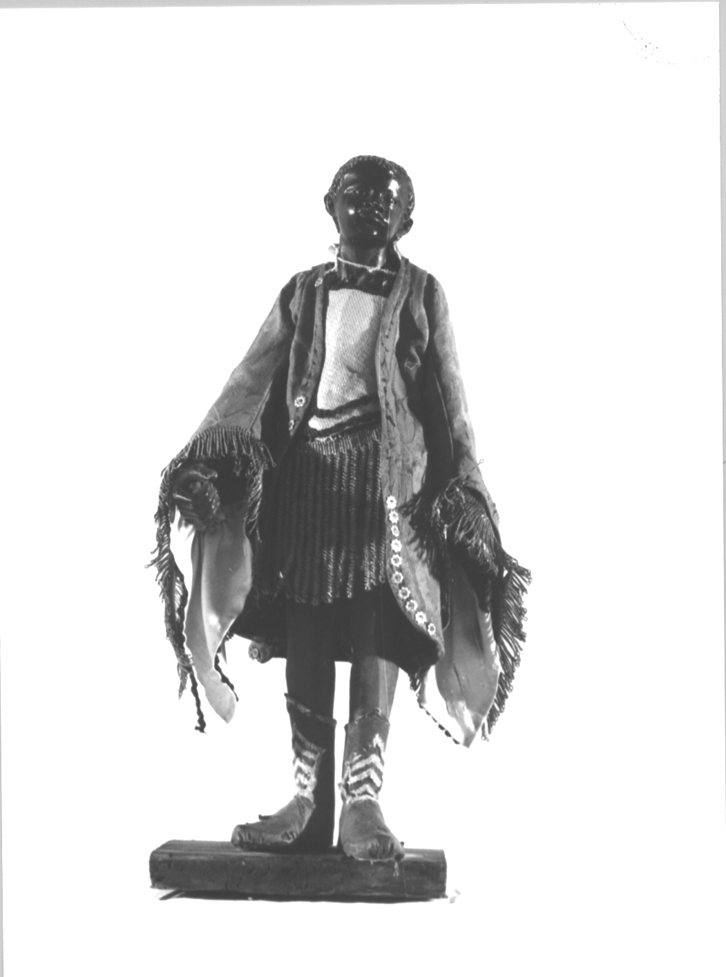 paggio negro (statuetta di presepio, elemento d'insieme) di Maragliano Anton Maria (maniera) (secc. XVII/ XX)