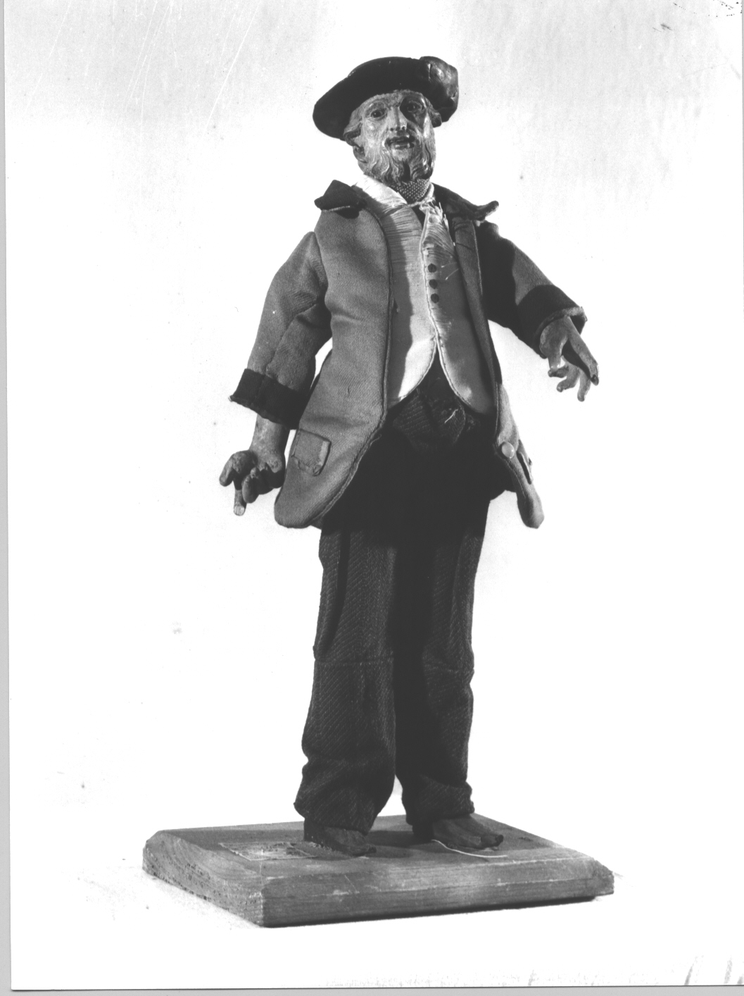 vecchio (statuetta di presepio, elemento d'insieme) di Maragliano Anton Maria (bottega) (secc. XVII/ XX)