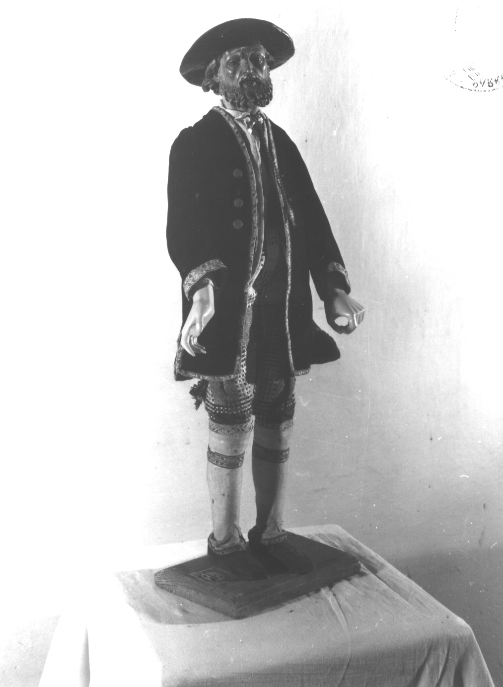 contadino (statuetta di presepio, elemento d'insieme) di Maragliano Anton Maria (maniera) (secc. XVII/ XX)