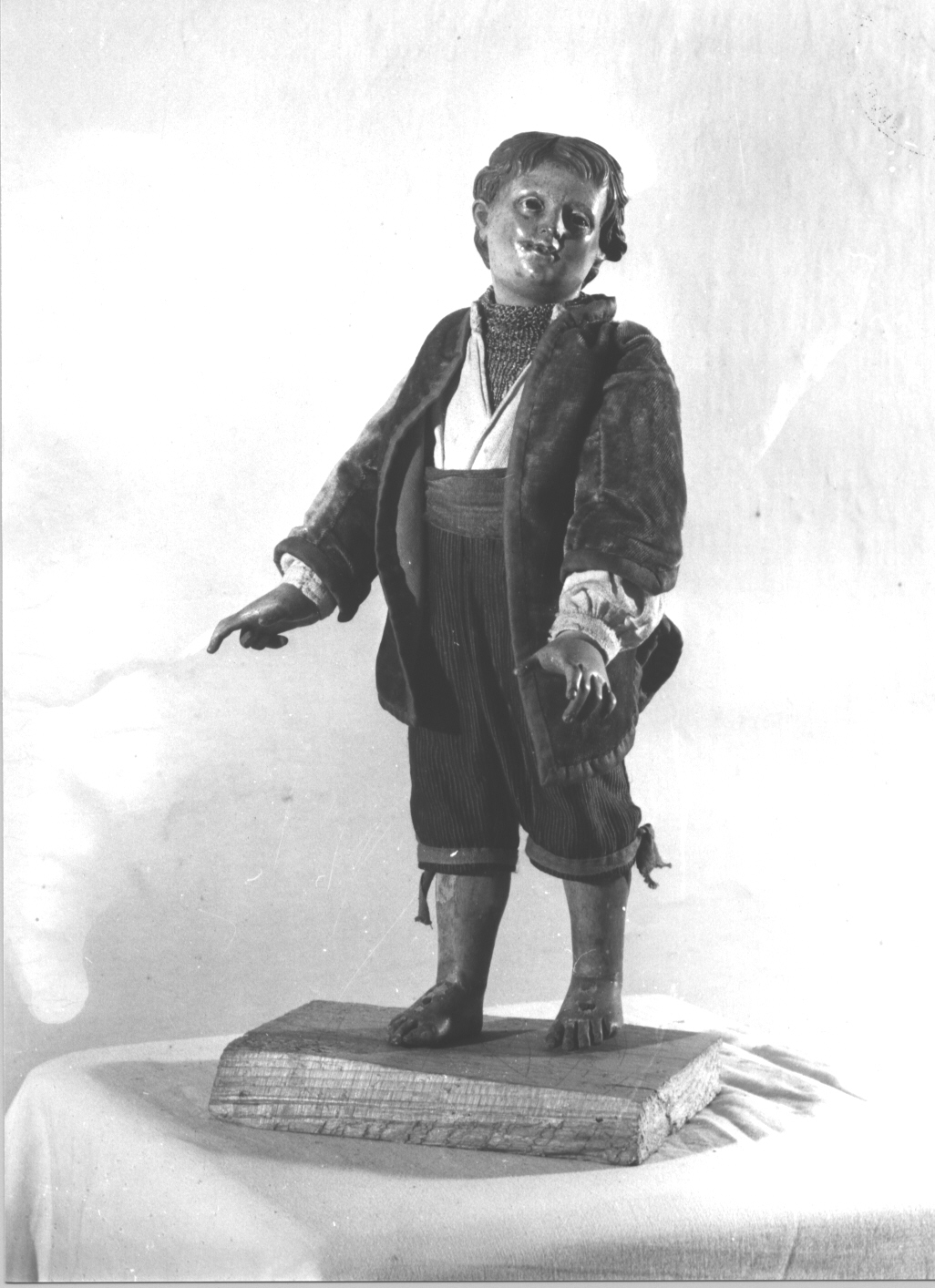 pastorello (statuetta di presepio, elemento d'insieme) di Maragliano Anton Maria (maniera) (secc. XVII/ XX)