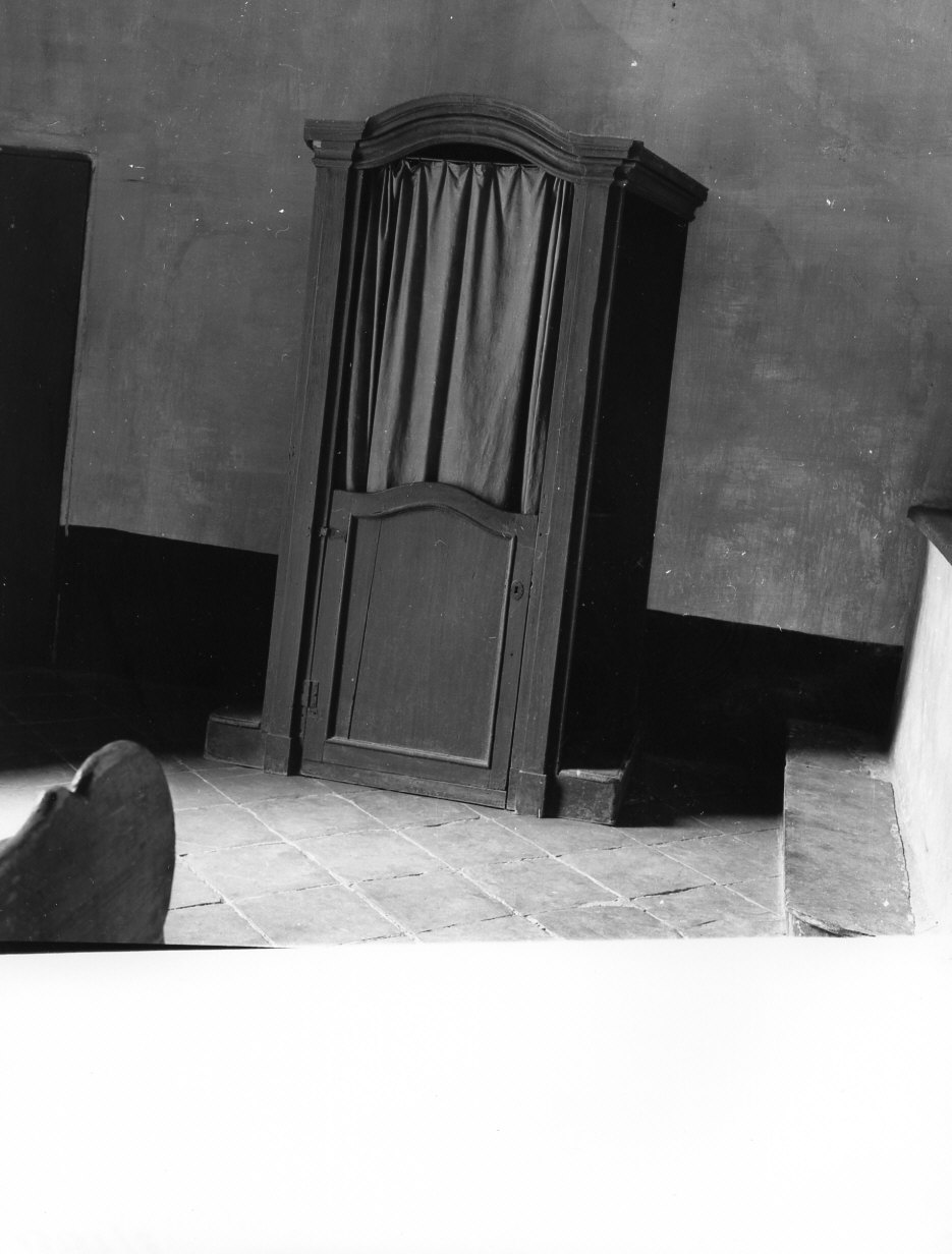 confessionale, opera isolata - bottega ligure (seconda metà sec. XVIII)