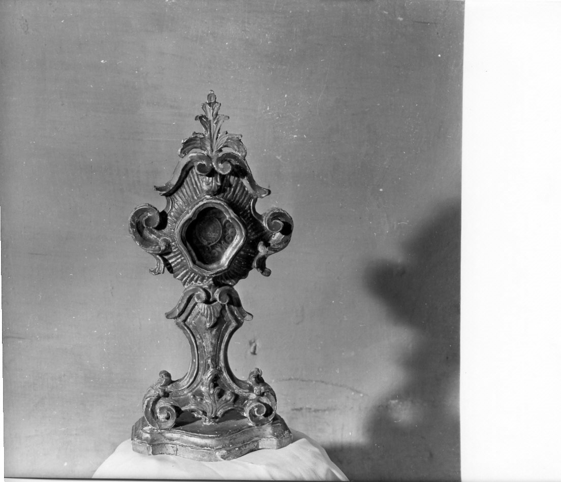 reliquiario, opera isolata - bottega ligure (metà sec. XVIII)