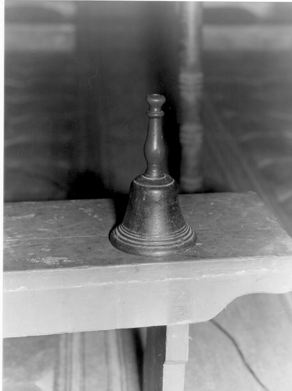 campanello d'altare, opera isolata - PRODUZIONE LIGURE (sec. XIX)