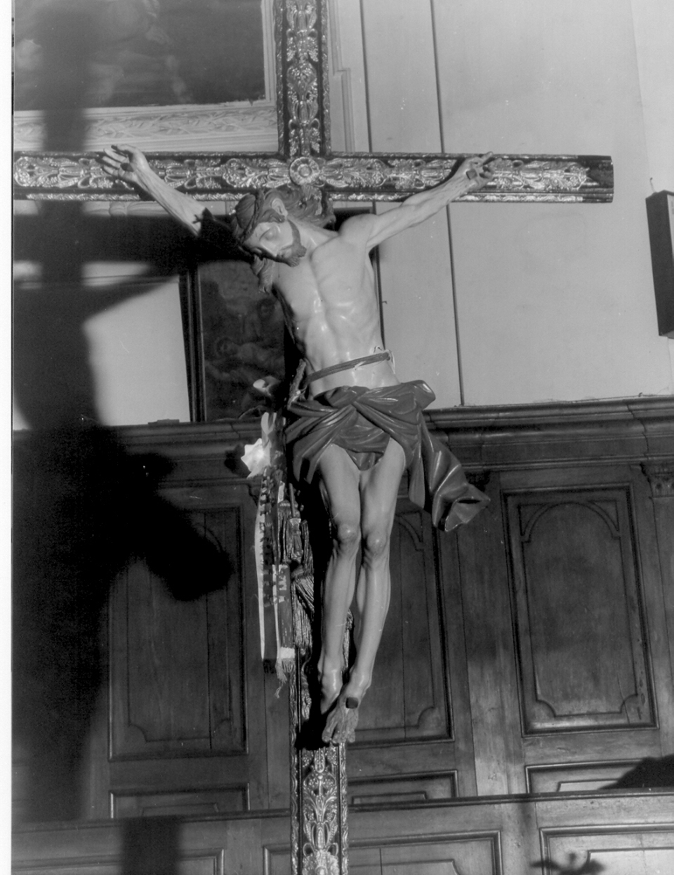 crocifissione di Cristo (crocifisso, opera isolata) - bottega ligure (seconda metà sec. XVIII)