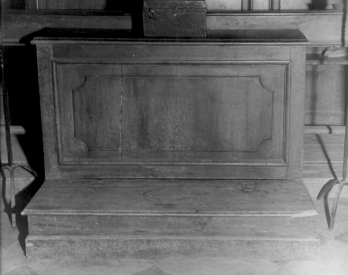 inginocchiatoio, coppia - PRODUZIONE LIGURE (fine sec. XVIII)