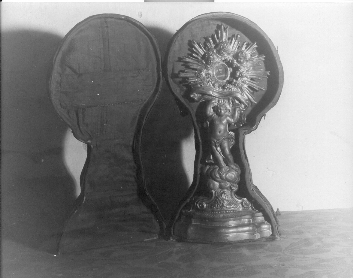 reliquiario - a ostensorio, opera isolata - PRODUZIONE LIGURE (fine/inizio secc. XVIII/ XIX)