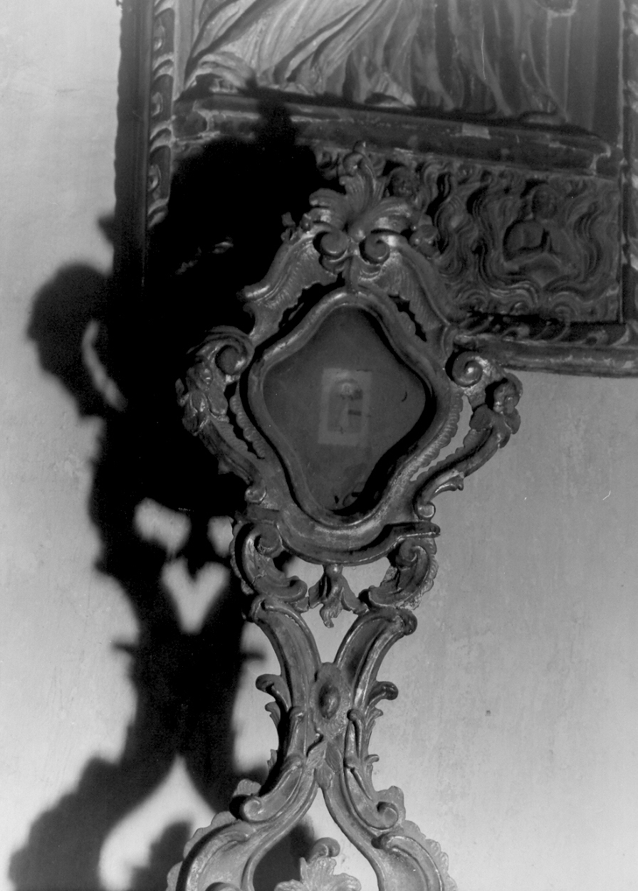 reliquiario - a ostensorio, serie - PRODUZIONE LIGURE (seconda metà sec. XVIII)