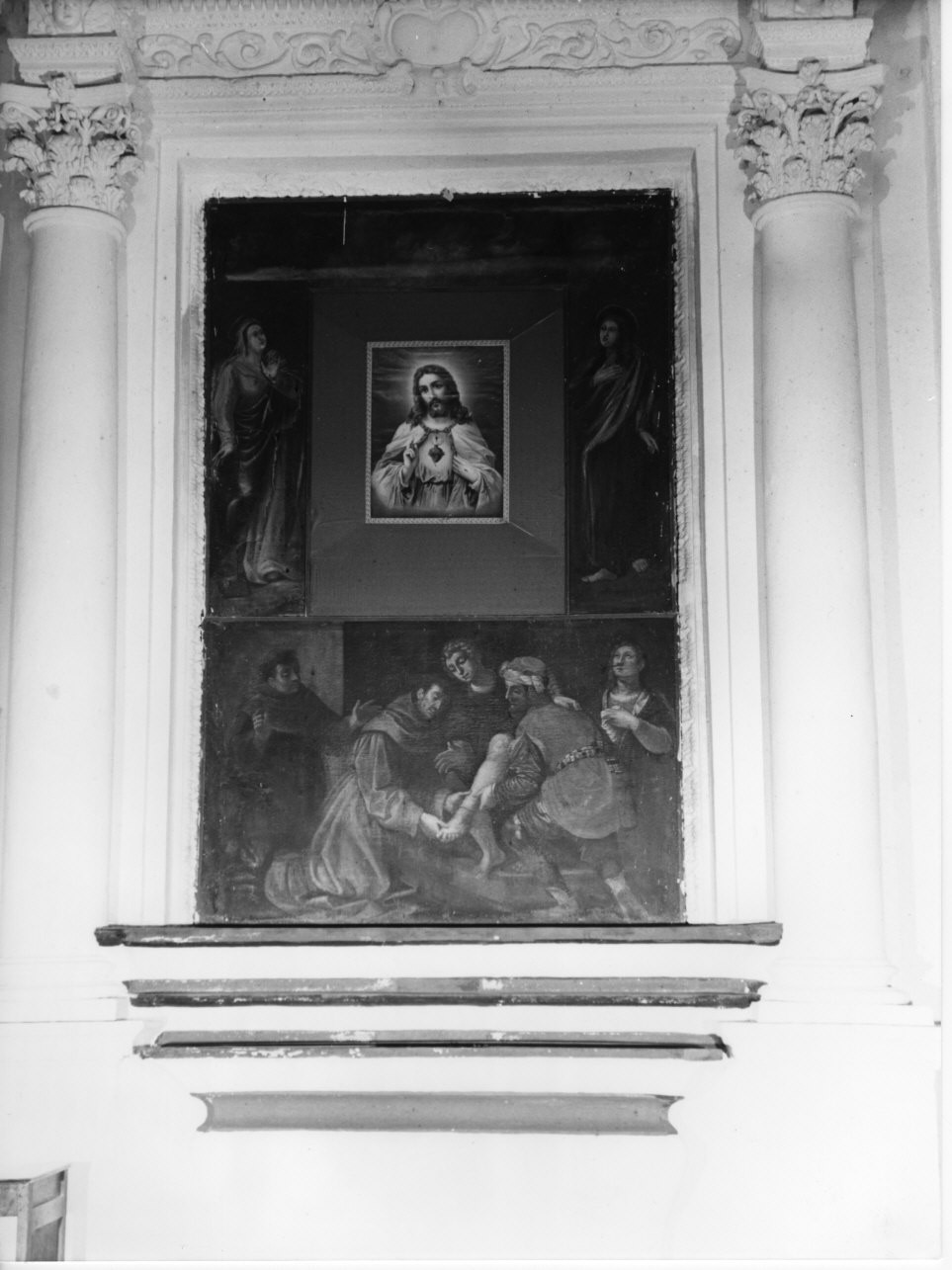 Sant'Antonio da Padova e il miracolo del piede reciso (dipinto, opera isolata) - ambito ligure (sec. XVIII)