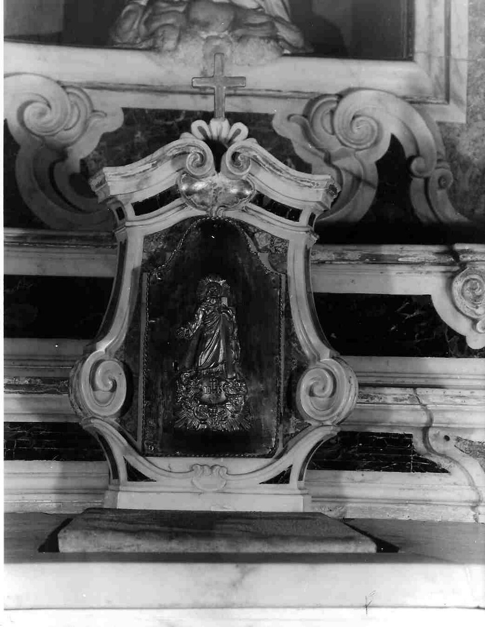 sportello di tabernacolo, elemento d'insieme - bottega ligure (secc. XIX/ XX)