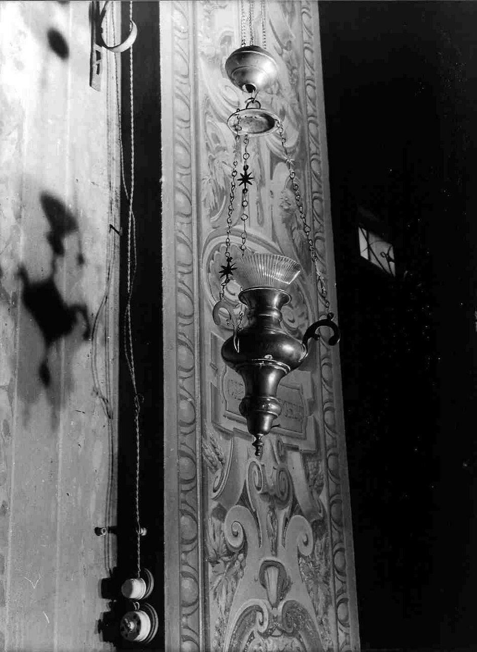 lampada pensile, coppia - bottega ligure (sec. XVIII)