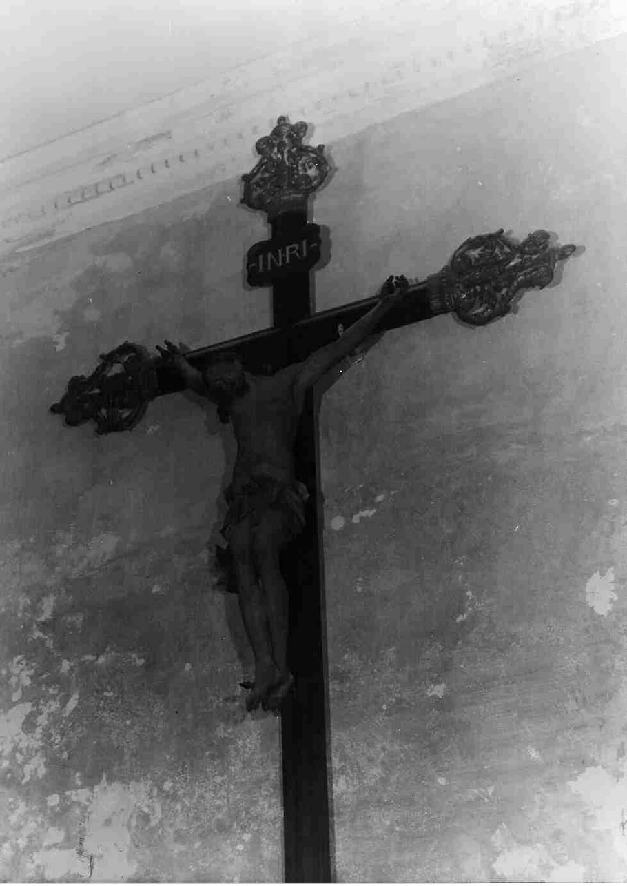 Cristo crocifisso (croce d'altare, opera isolata) - bottega ligure (fine/inizio secc. XVIII/ XIX)