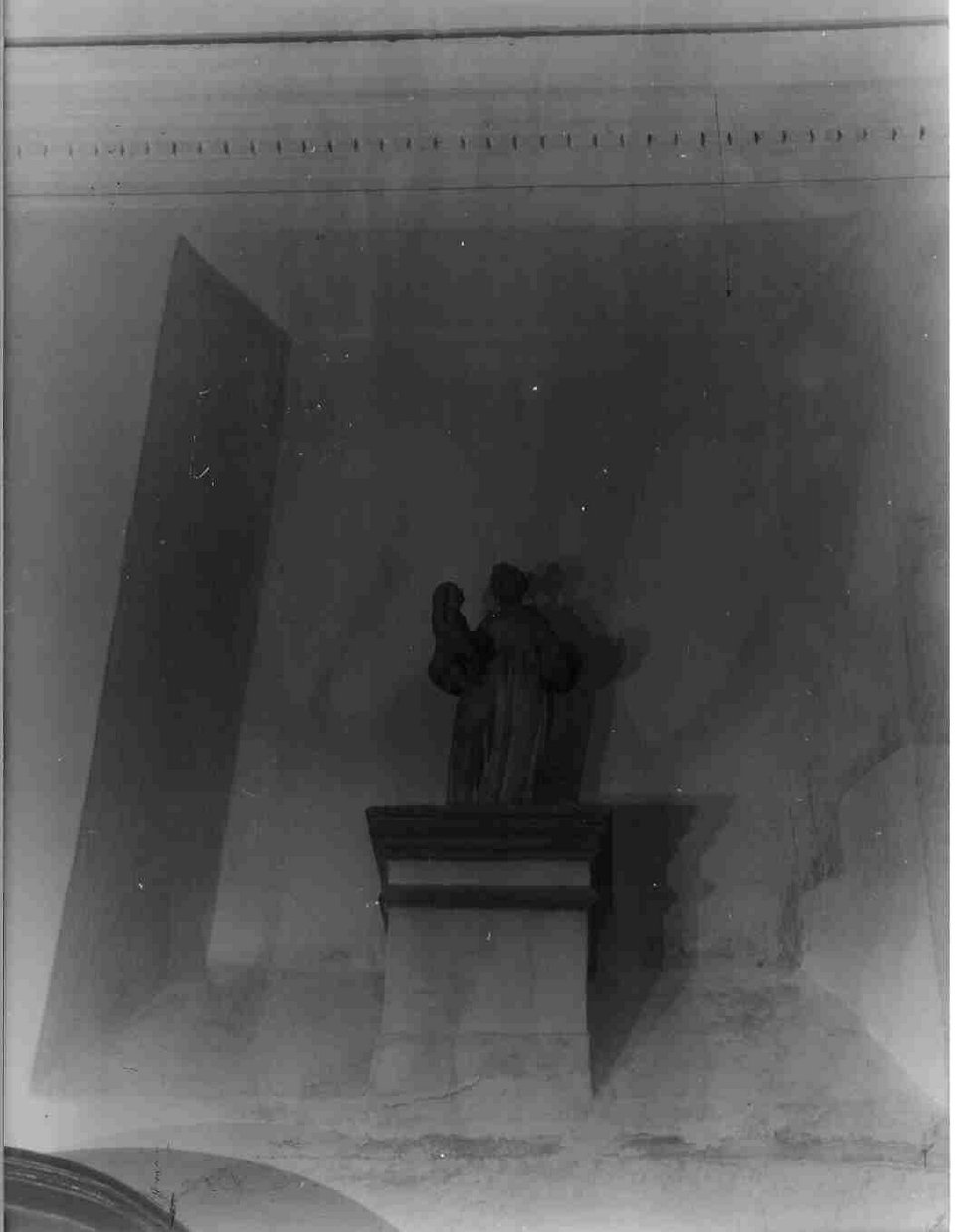 Sant'Antonio (statua, pendant) - bottega ligure (sec. XVII)