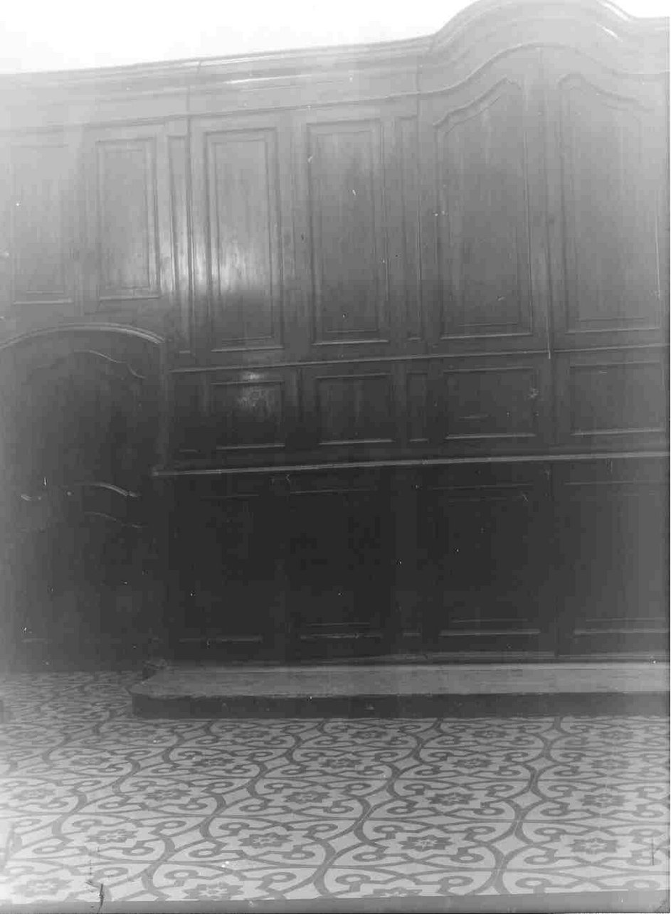 armadio da sacrestia, opera isolata - bottega ligure (sec. XVIII)