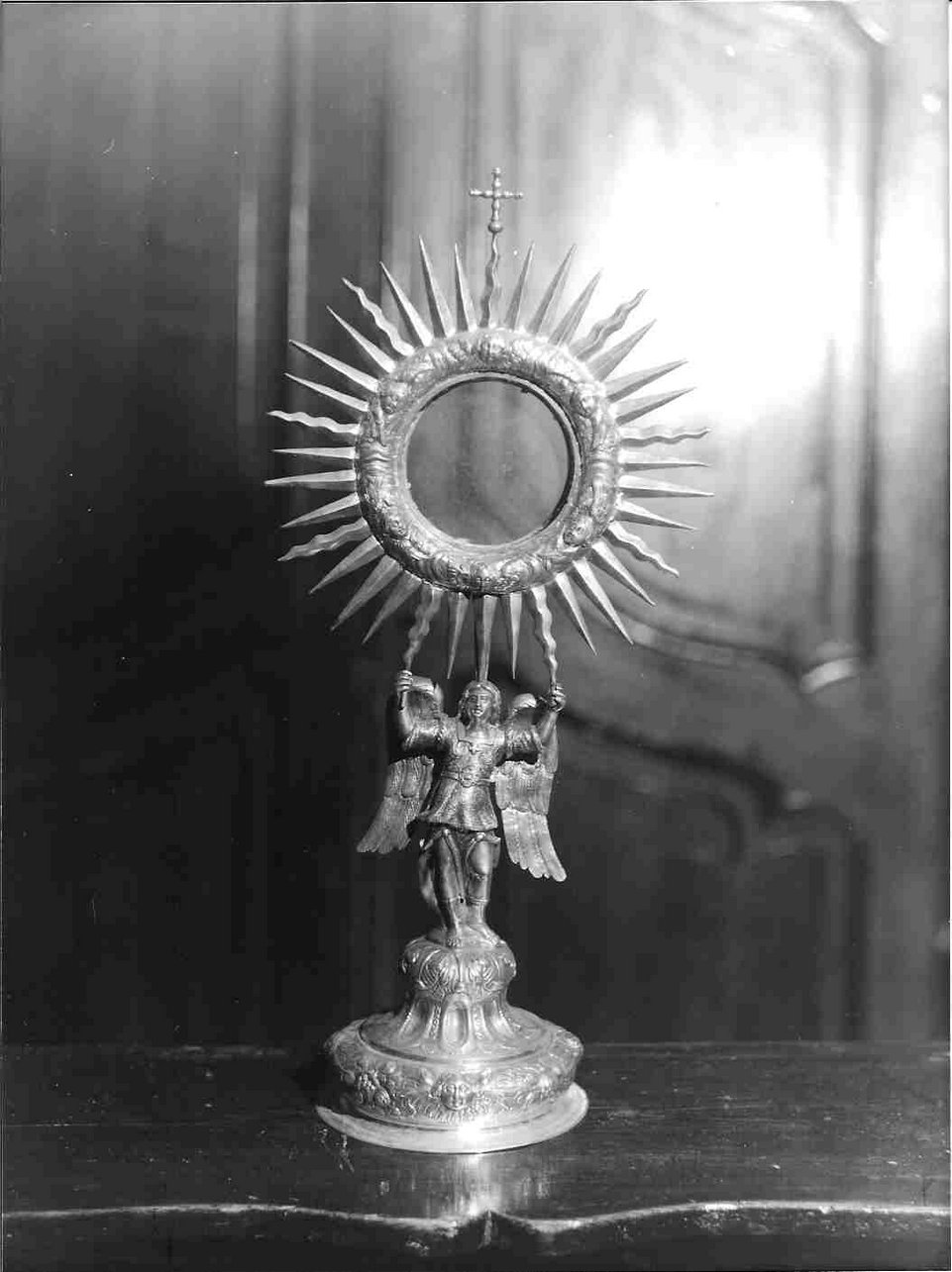 ostensorio - a raggiera, opera isolata - bottega ligure (sec. XVII)