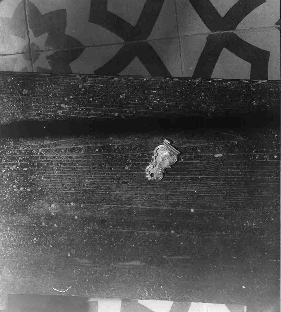 fermaglio di libro liturgico, opera isolata - bottega ligure (sec. XVIII)