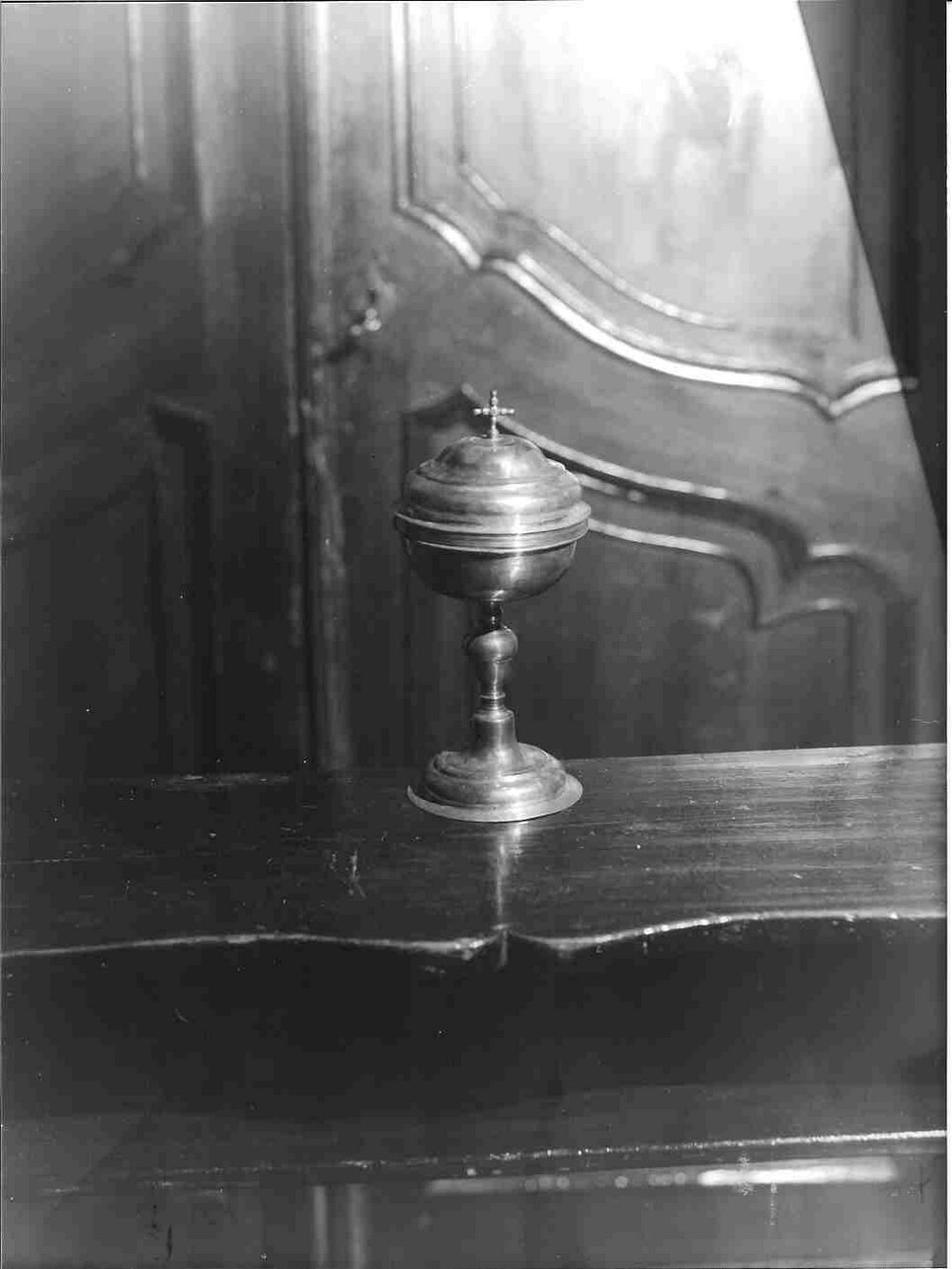 pisside, opera isolata - bottega ligure (sec. XVIII)