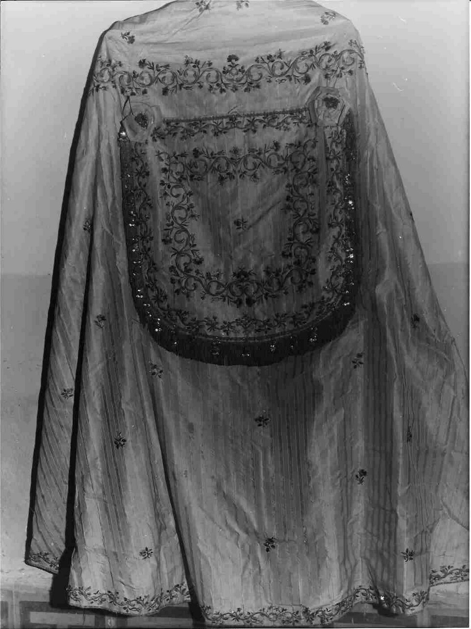 piviale, elemento d'insieme - manifattura ligure (fine sec. XVIII)