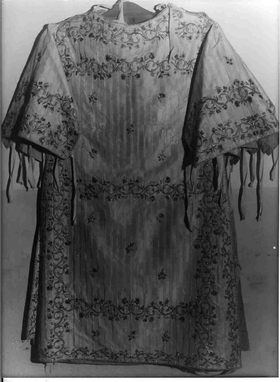 dalmatica, elemento d'insieme - manifattura ligure (fine sec. XVIII)