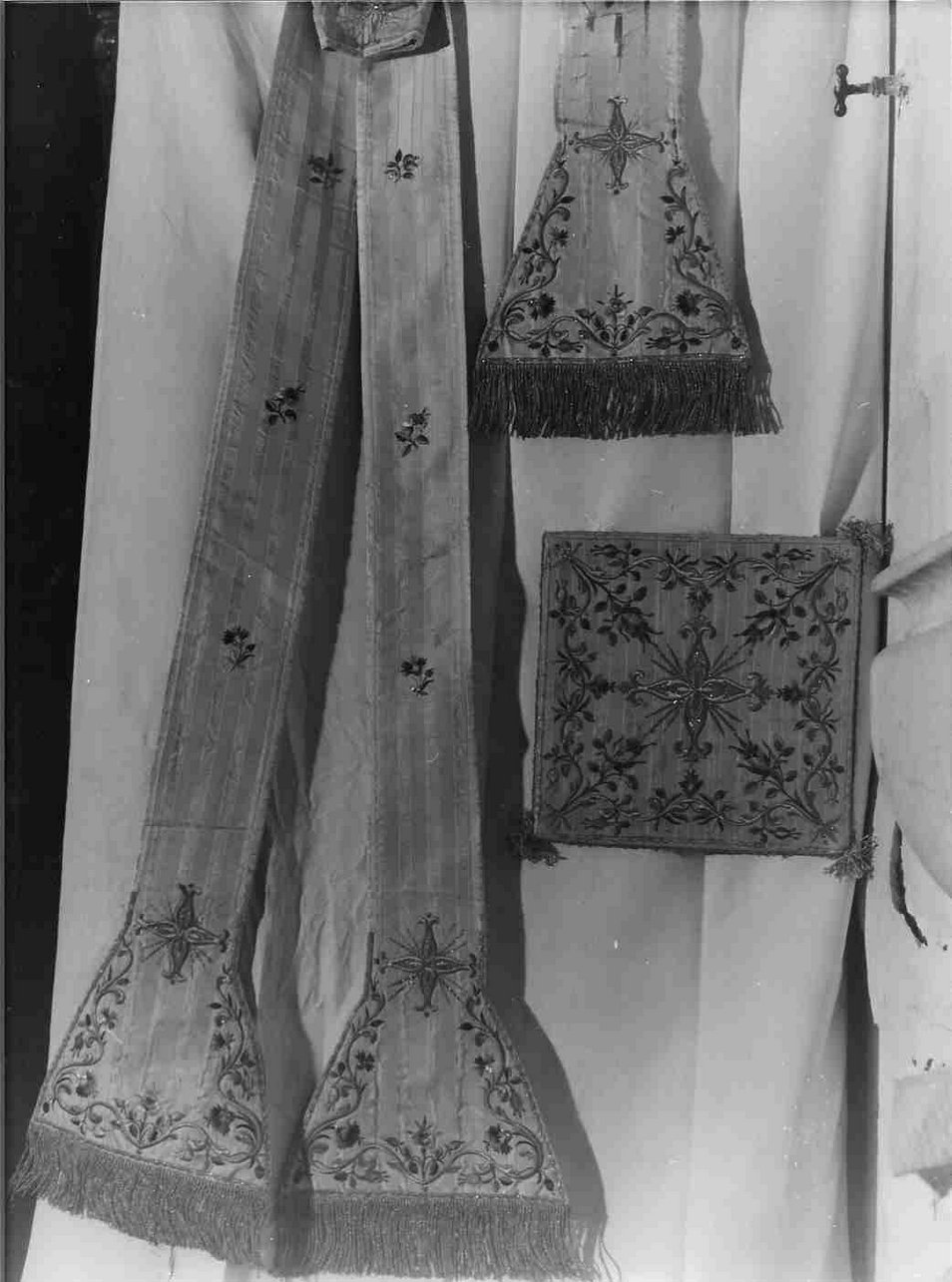 stola, elemento d'insieme - manifattura ligure (fine sec. XVIII)