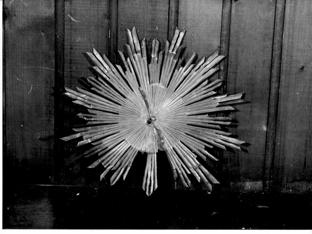 aureola di statua, opera isolata - bottega ligure (sec. XIX)