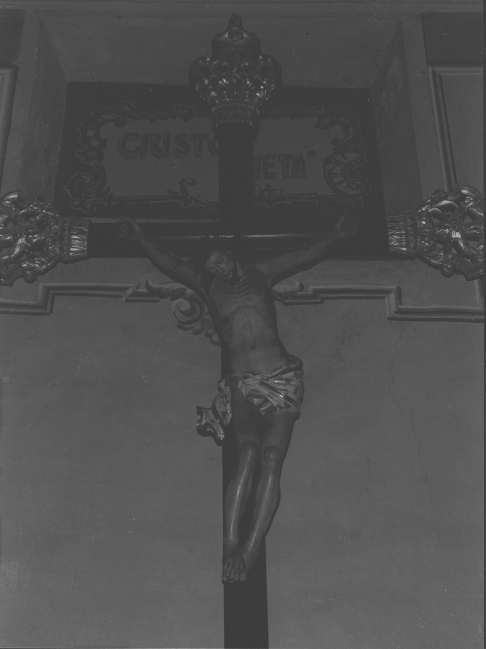 Cristo crocifisso (crocifisso, opera isolata) - bottega italiana (sec. XIX)