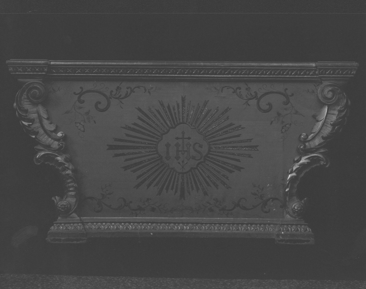 paliotto, opera isolata - bottega ligure (seconda metà sec. XIX)