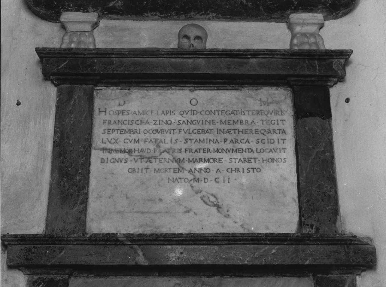 monumento funebre, opera isolata - bottega italiana (sec. XVII)