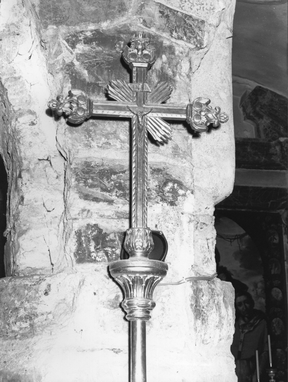 croce processionale, opera isolata - bottega ligure (prima metà sec. XIX)